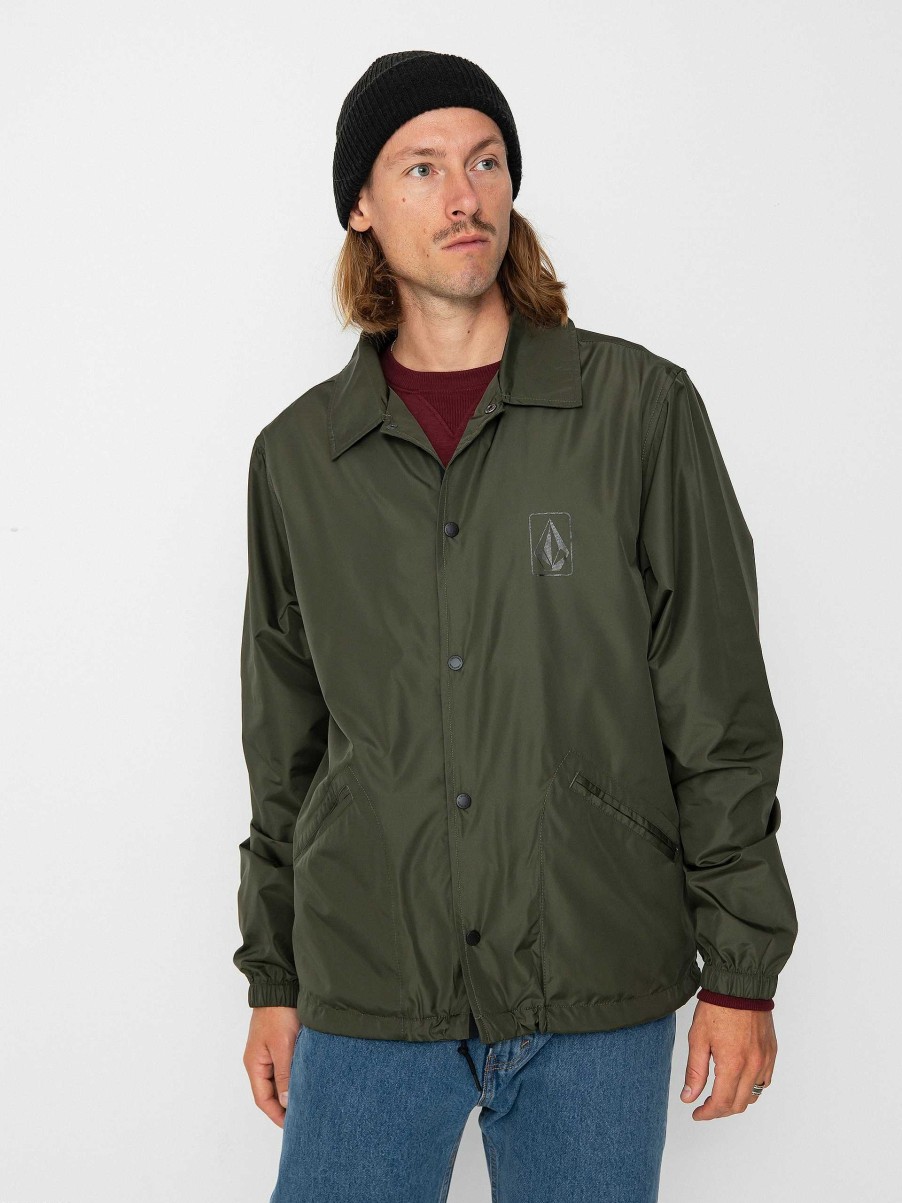 Clothing Volcom Jackets | Volcom Skate Vitals Coach Jacket Green