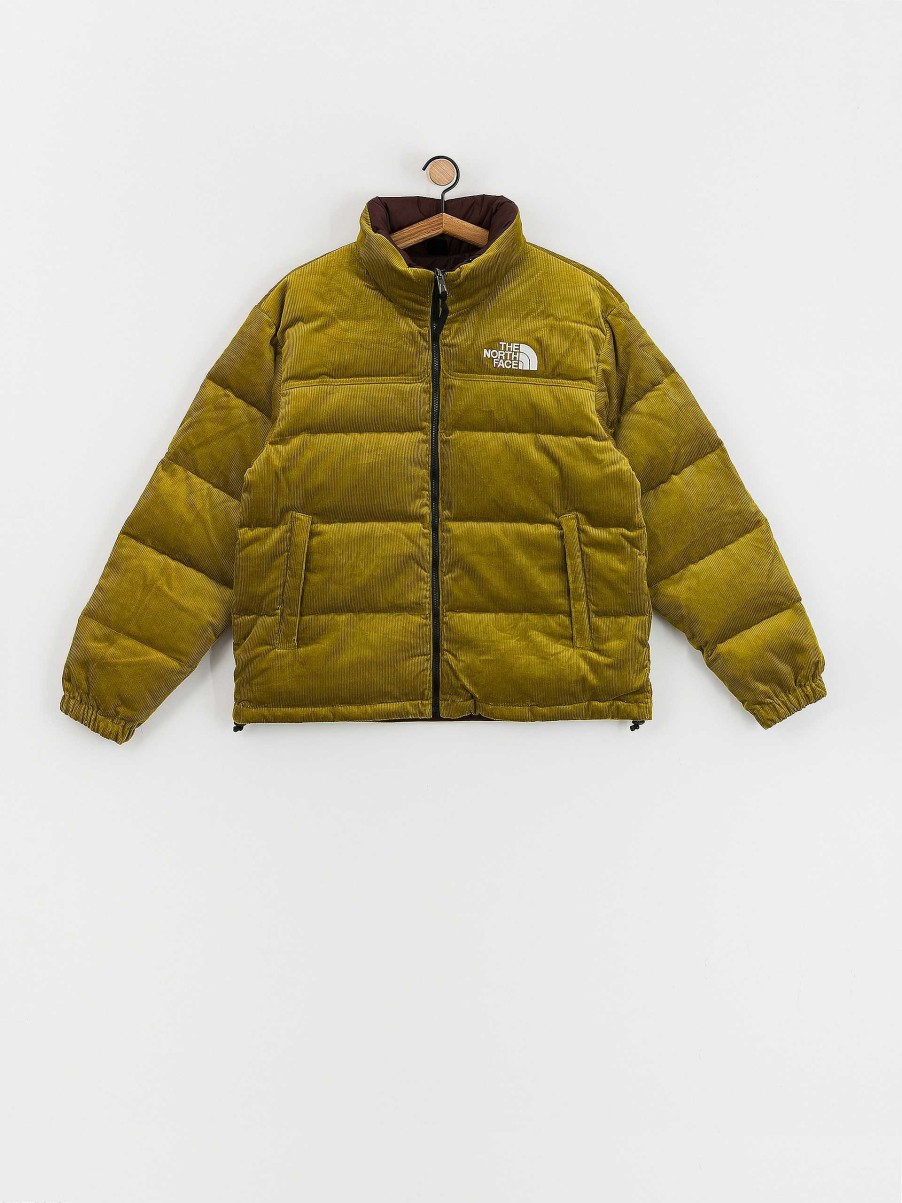 Clothing The North Face Jackets | The North Face 92 Reversible Nuptse Jacket Brown/Green