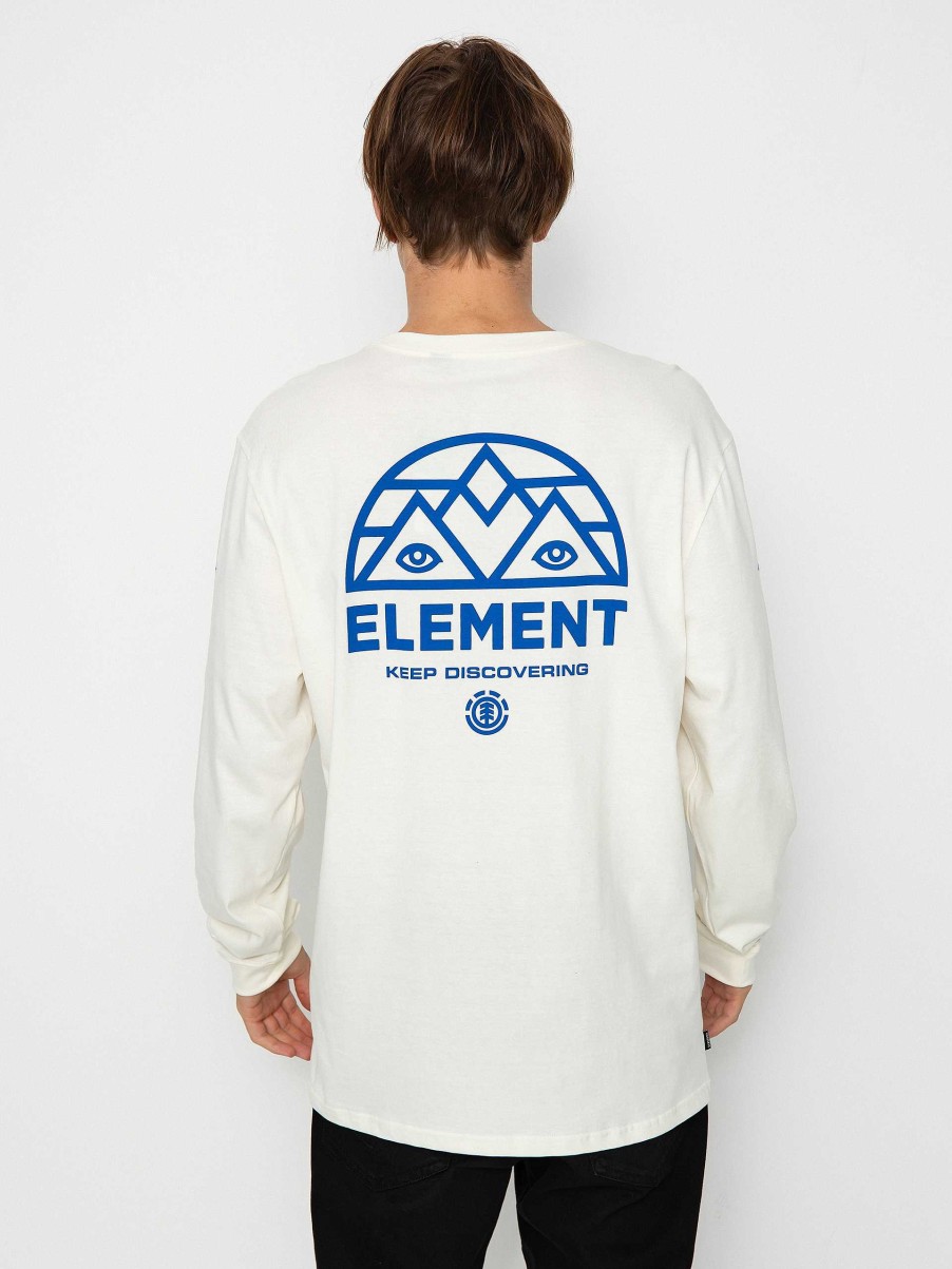 Clothing Element T-Shirts | Element Longsleeve Disco T-Shirt White