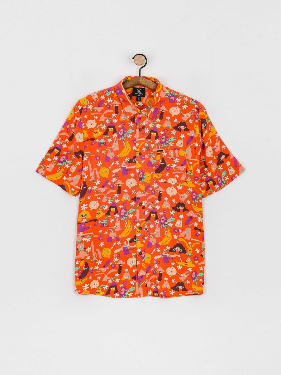 Clothing Volcom Shirts | Volcom Egle Zvirblyte Shirt Red