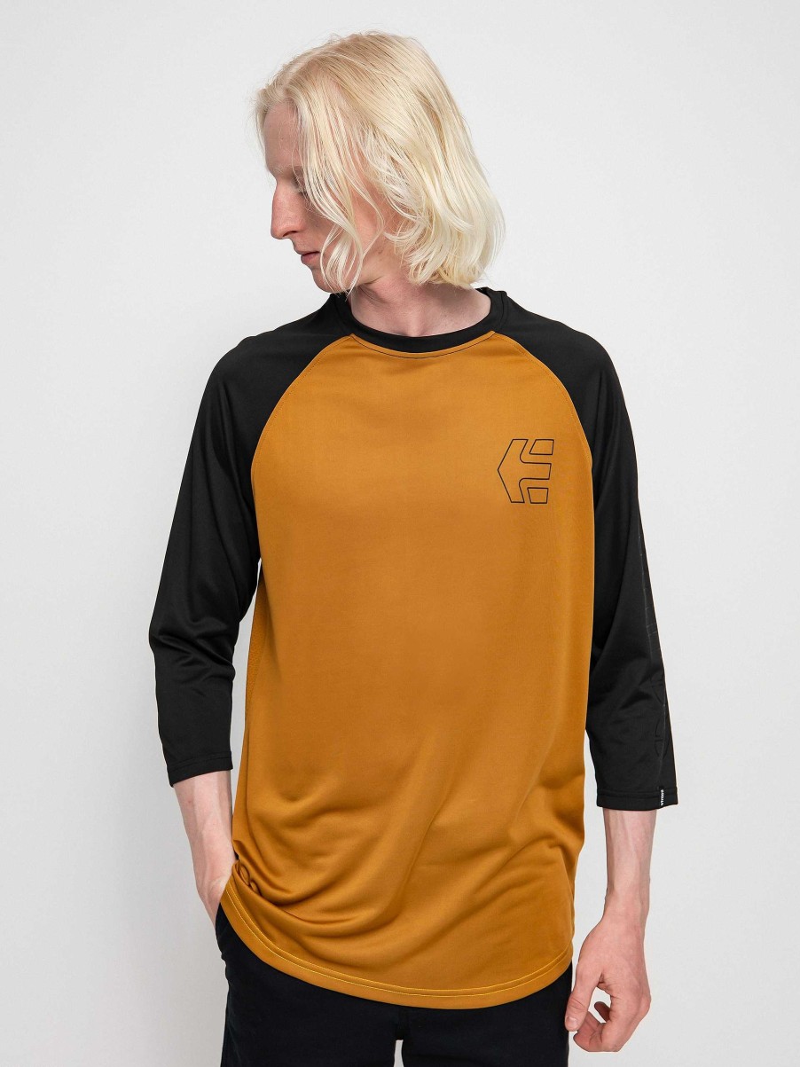 Clothing Etnies Longsleeves | Etnies San Juan Raglan Longsleeve Brown