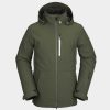 Clothing Volcom Snowboard Jackets | Mens Volcom Deadly Stones Ins Snowboard Jacket Green