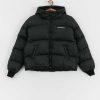 Clothing Converse Jackets | Converse Synthetic Short Puffer Jacket Wmn Black