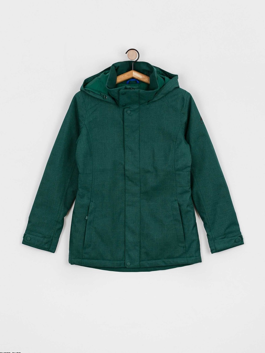 Clothing Burton Snowboard Jackets | Womens Burton Jet Set Snowboard Jacket Green