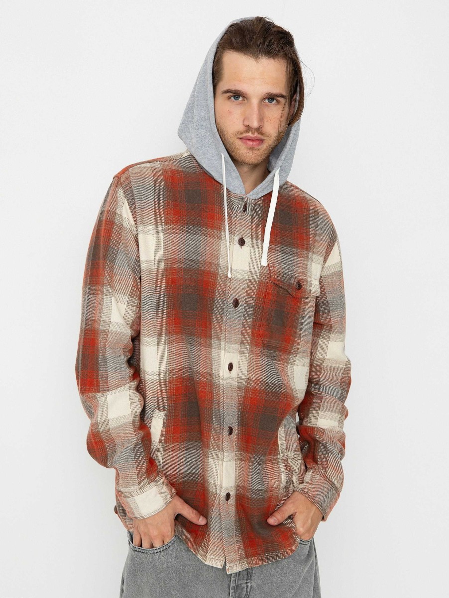 Clothing Quiksilver Shirts | Quiksilver Kinloss Shirt Brown