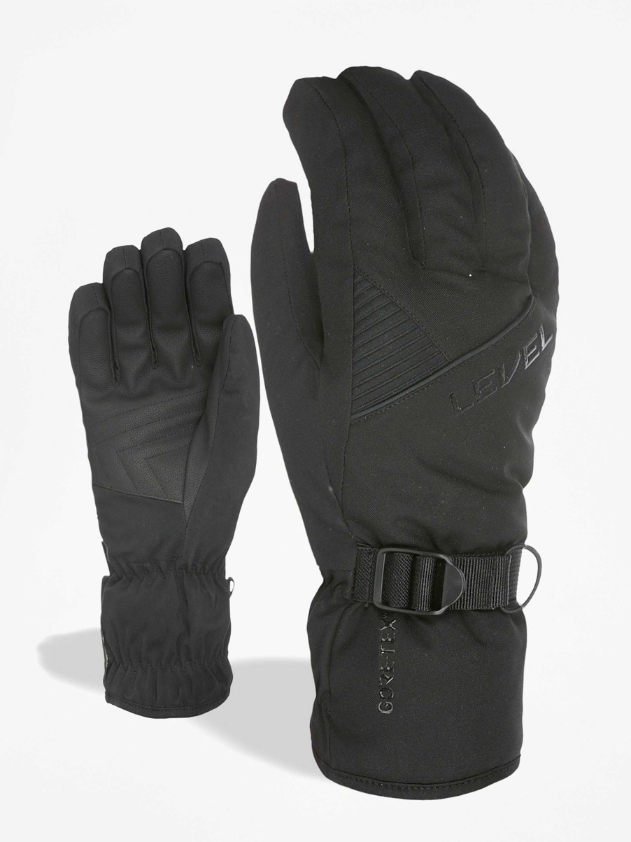 Clothing Level Snowboard Gloves | Level Trouper Gore Tex Gloves Black