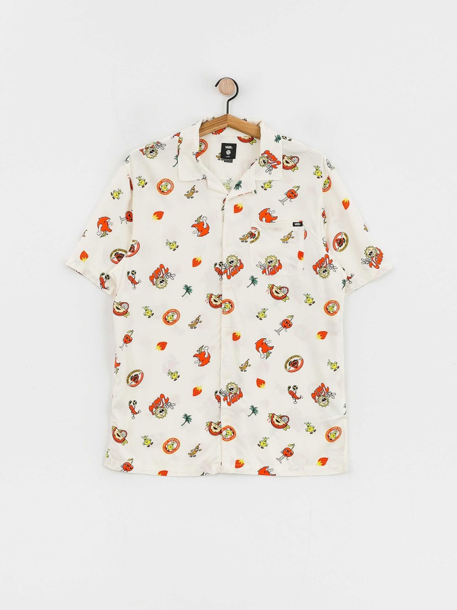 Clothing Vans Shirts | Vans Stickers Shirt Beige