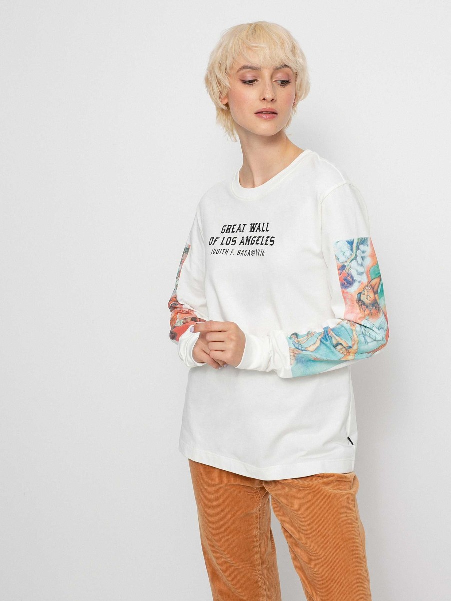 Clothing Vans Longsleeves | Vans X Moca Judy Baca Longsleeve Wmn White