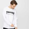 Clothing Thrasher Longsleeves | Thrasher Skate Mag Longsleeve White