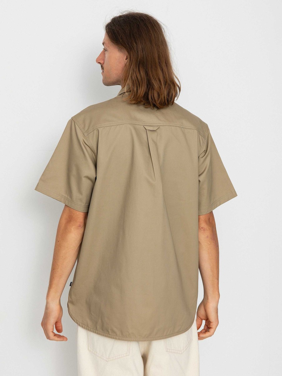 Clothing Nike SB Shirts | Nike Sb Tanglin Shirt Brown/Beige