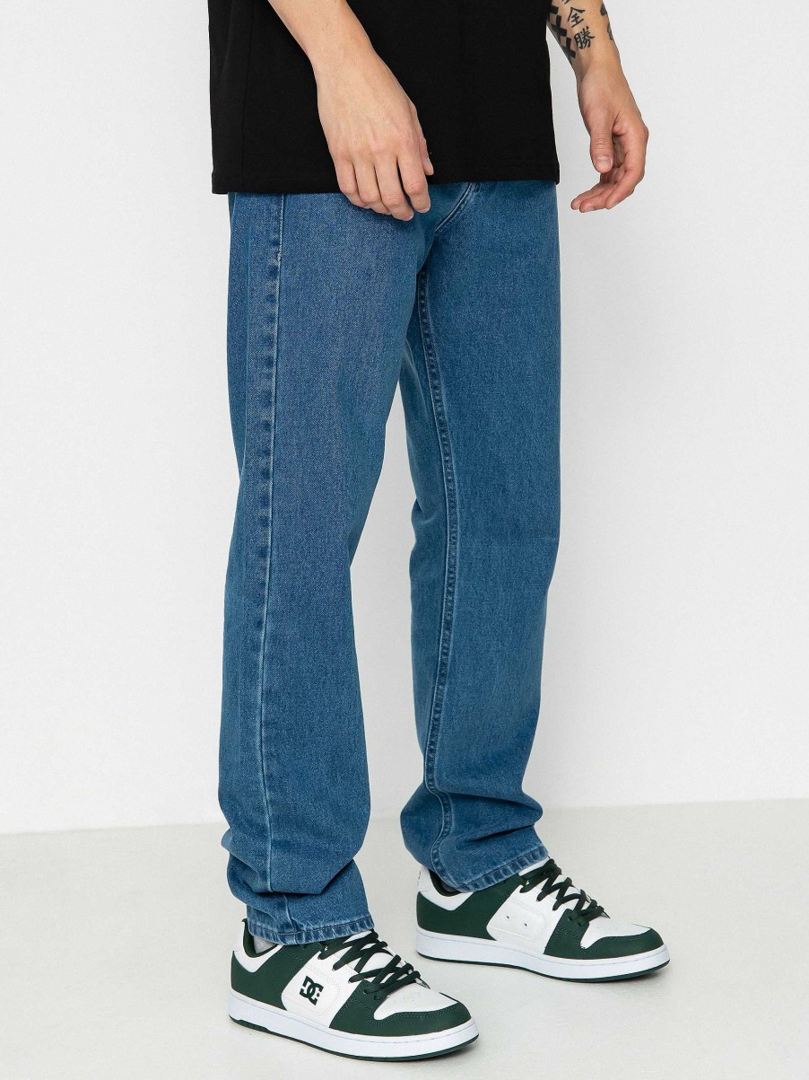 Clothing MassDnm Pants | Massdnm Pants Base Jeans Regular Fit Blue