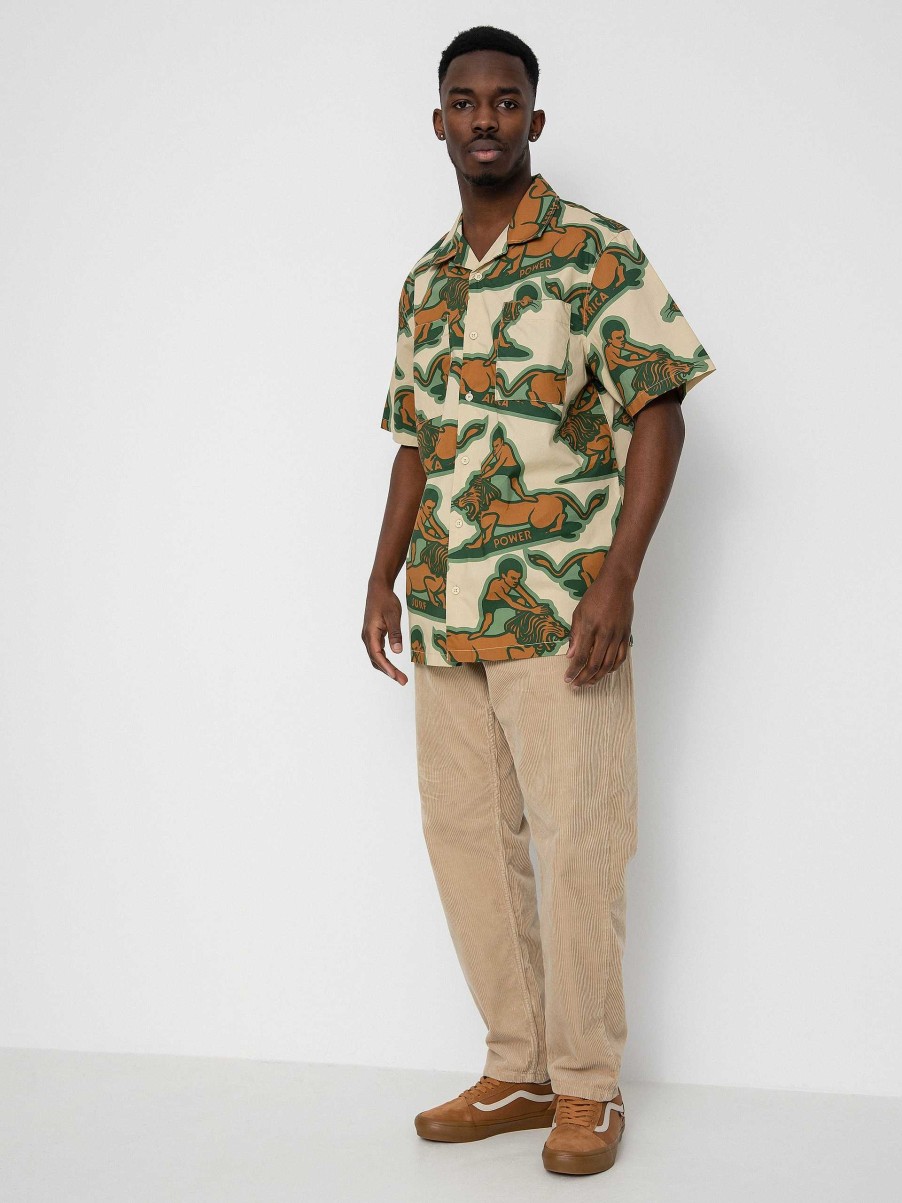 Clothing Vans Shirts | Vans Mami Wata Ss Woven Shirt Green