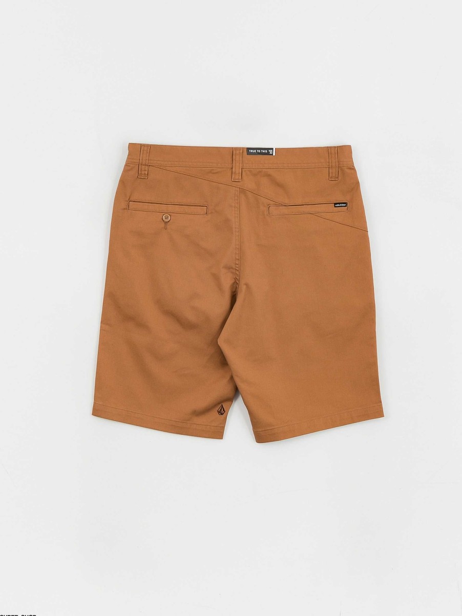 Clothing Volcom Shorts | Volcom Frckn Mdn Strch Sht 21 Shorts Brown