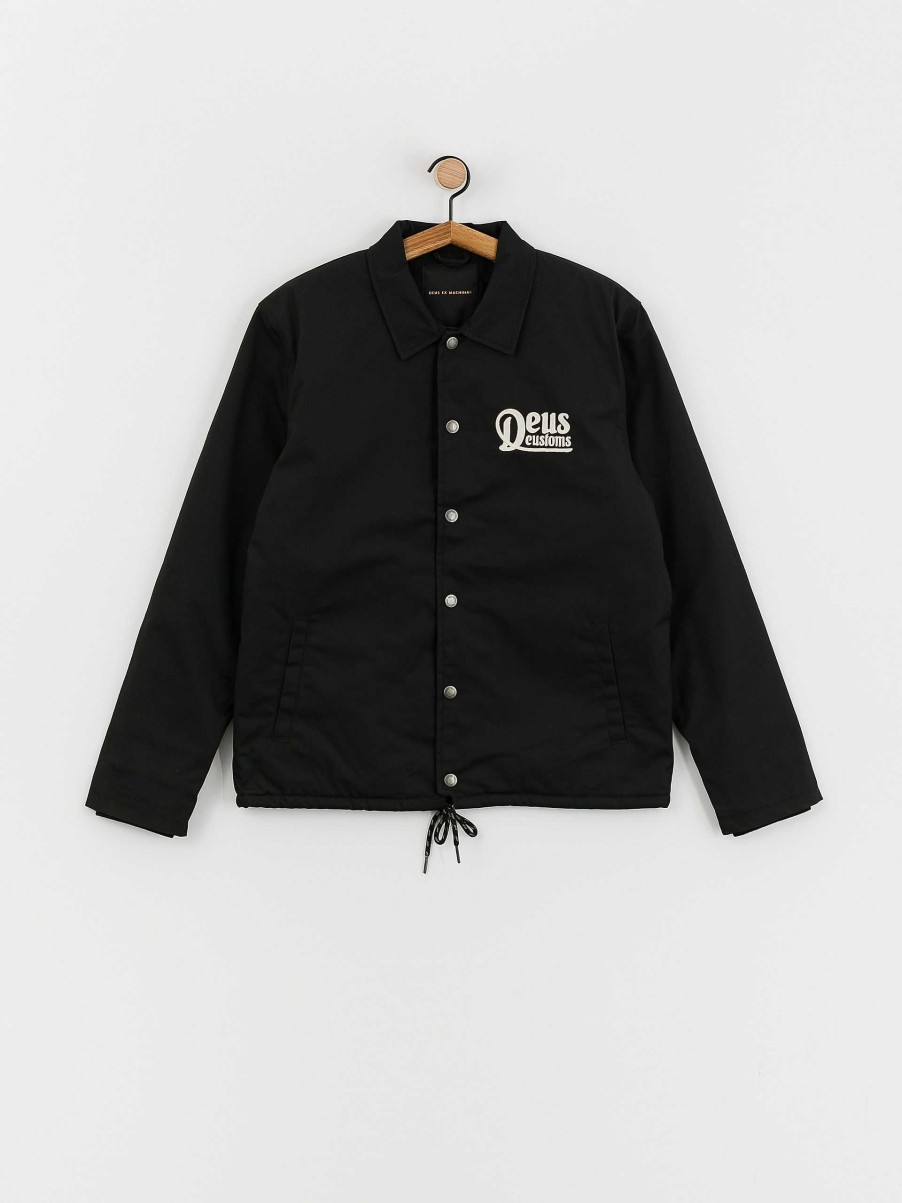 Clothing Deus Ex Machina Jackets | Deus Ex Machina Breeze Coach Jacket Black