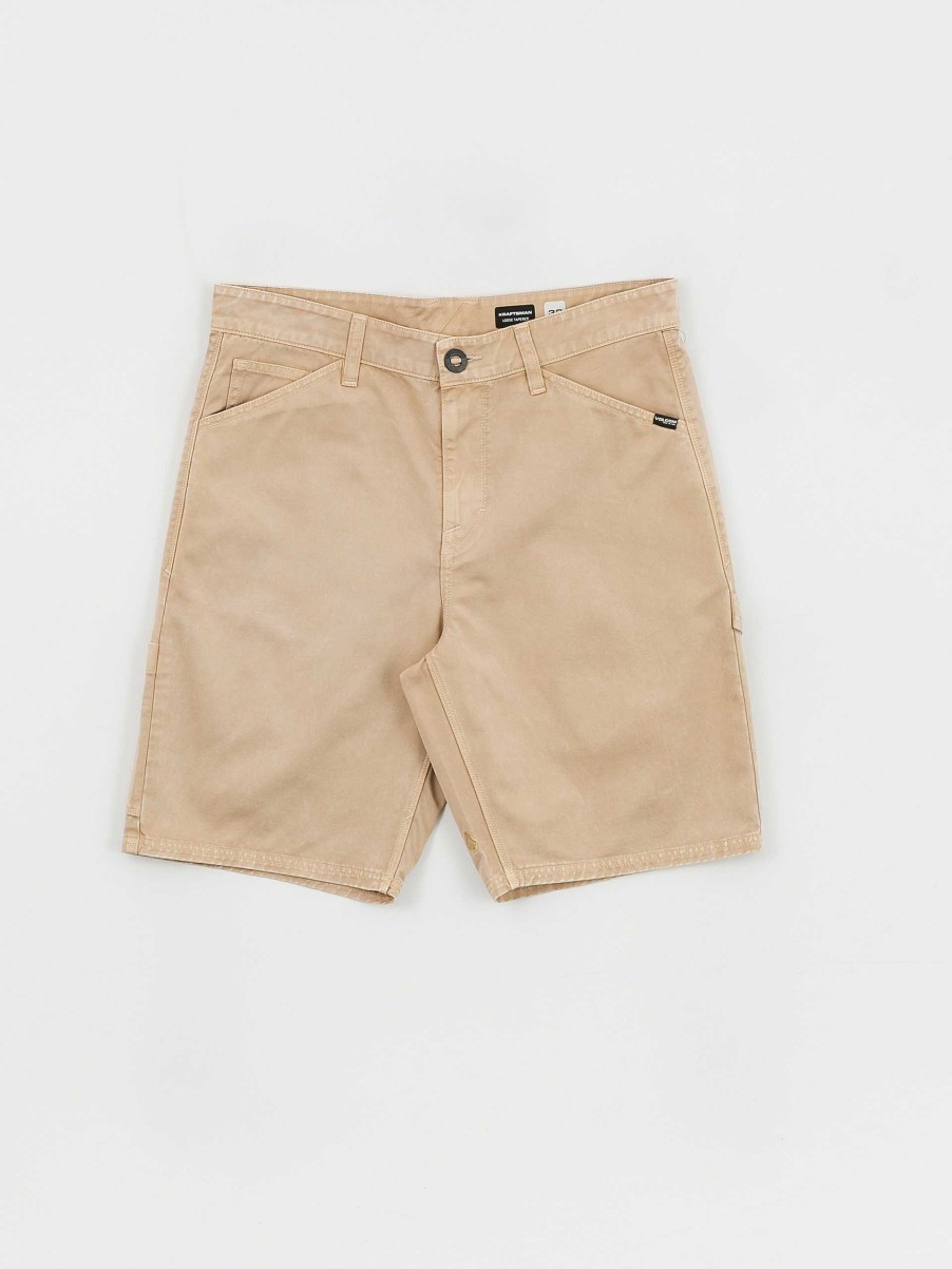 Clothing Volcom Shorts | Volcom Kraftsman Denim 21 Shorts Brown