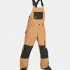 Clothing Volcom Snowboard Pants | Volcom Barkley Ins Bib Overall Jr Snowboard Pants Brown