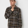 Clothing Brixton Shirts | Brixton Bowery Flannel Ls Shirt Black