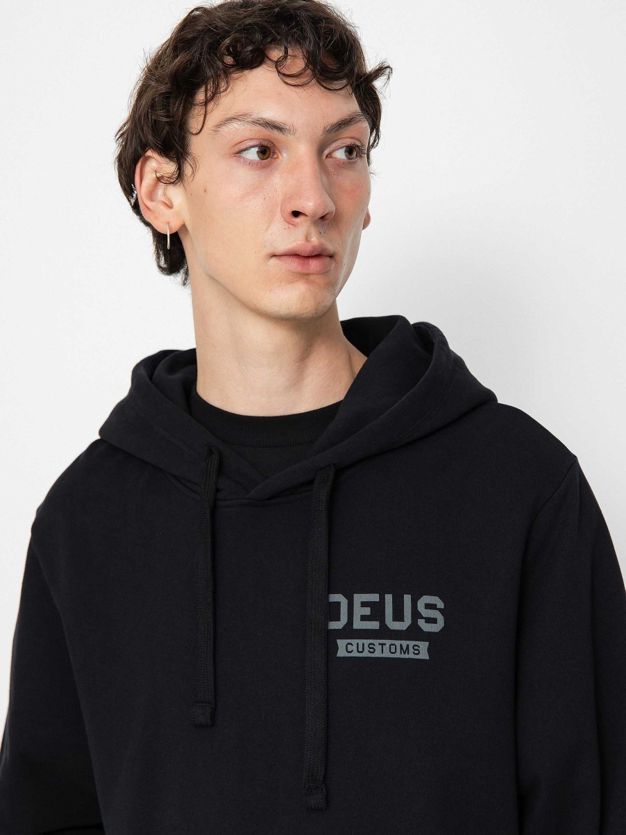 Clothing Deus Ex Machina Sweatshirts/Hoodies | Deus Ex Machina Billy Hd Hoodie Black