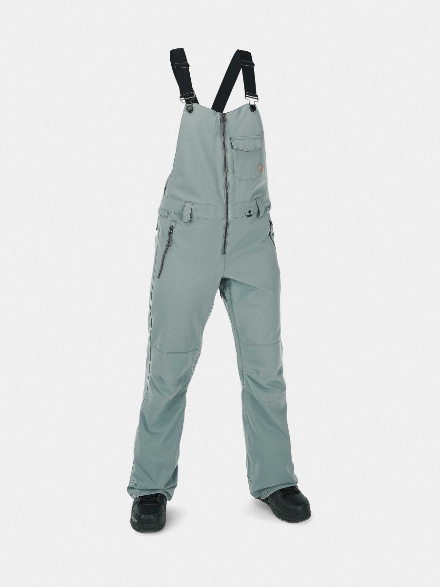 Clothing Volcom Snowboard Pants | Womens Volcom Swift Bib Overall Snowboard Pants Green