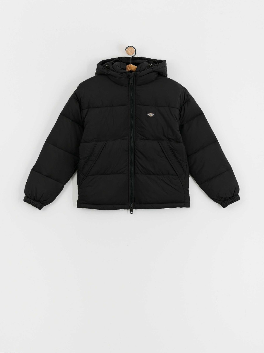 Clothing Dickies Jackets | Dickies Alatna Oversized Puffer Jacket Wmn Black