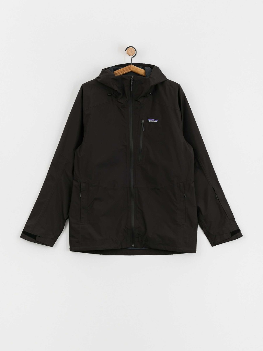 Clothing Patagonia Snowboard Jackets | Mens Patagonia Powder Town Snowboard Jacket Black