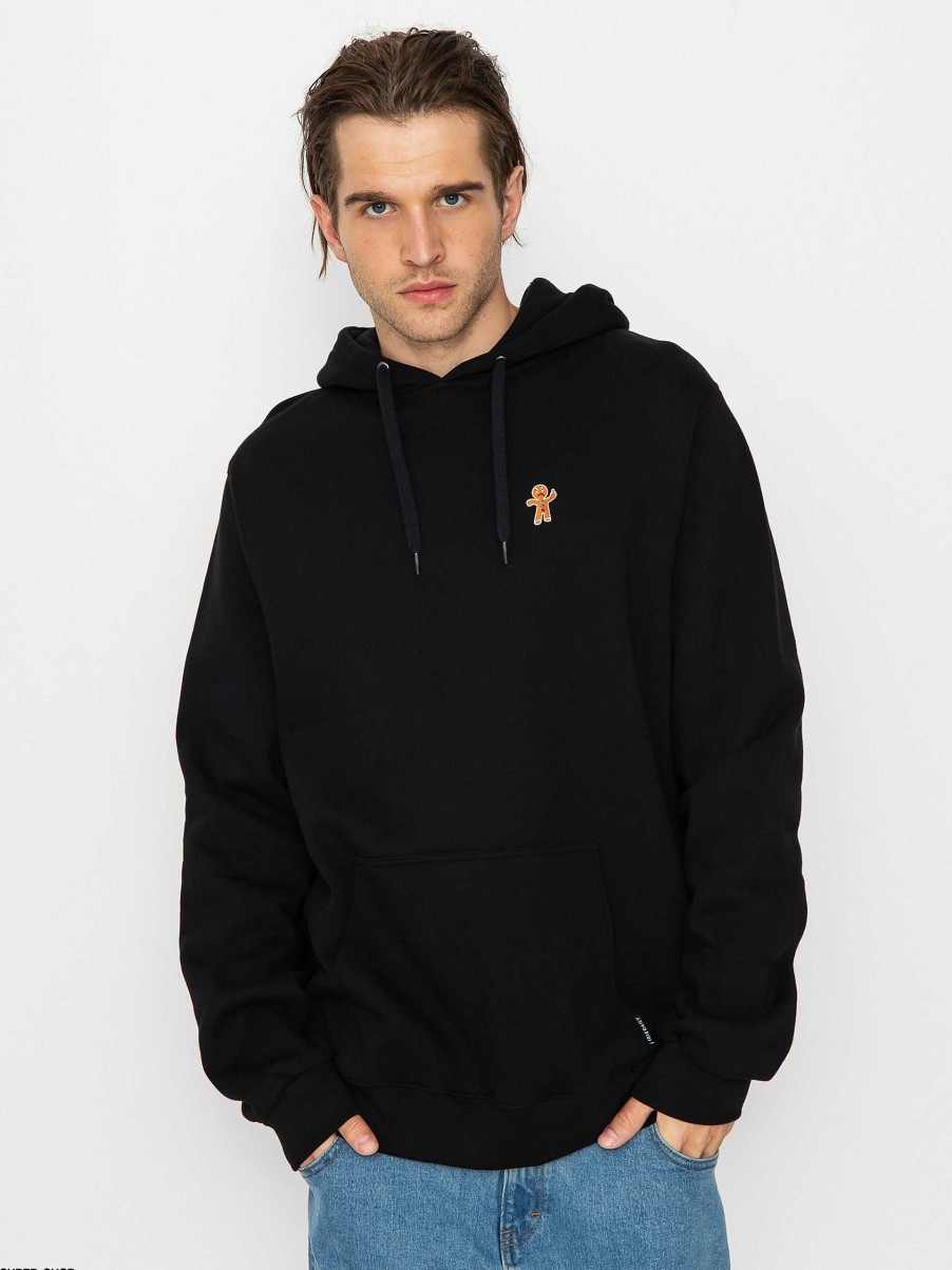 Clothing Iriedaily Sweatshirts/Hoodies | Iriedaily Cookieman Hd Hoodie Black