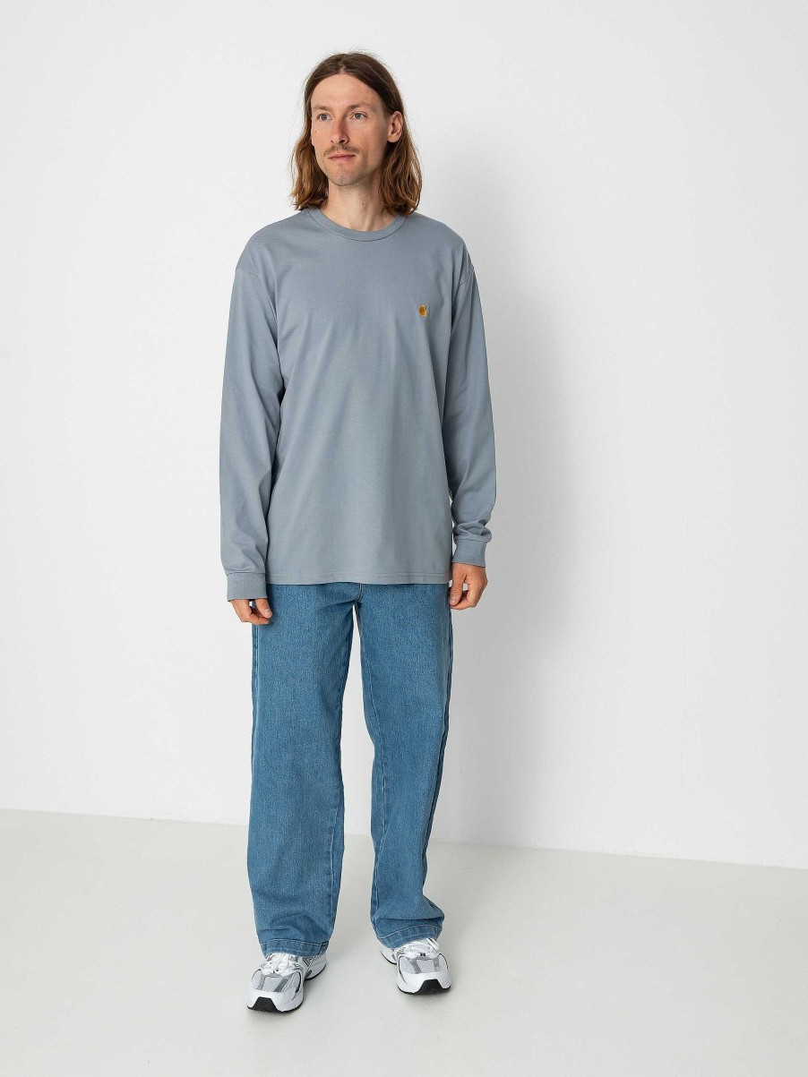 Clothing Carhartt WIP Longsleeves | Carhartt Wip Chase Longsleeve Blue