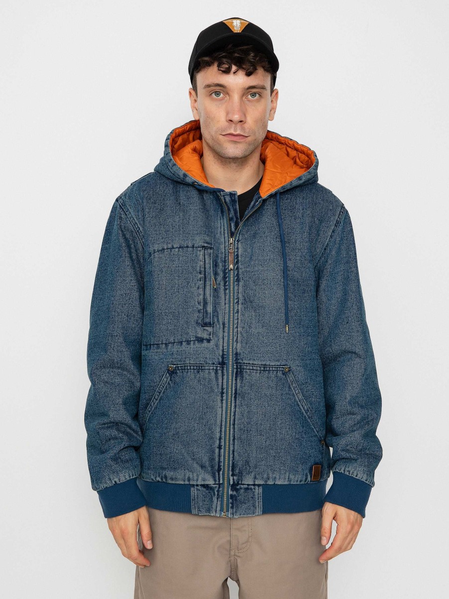 Clothing Brixton Jackets | Brixton Builders Zhd Jacket Blue