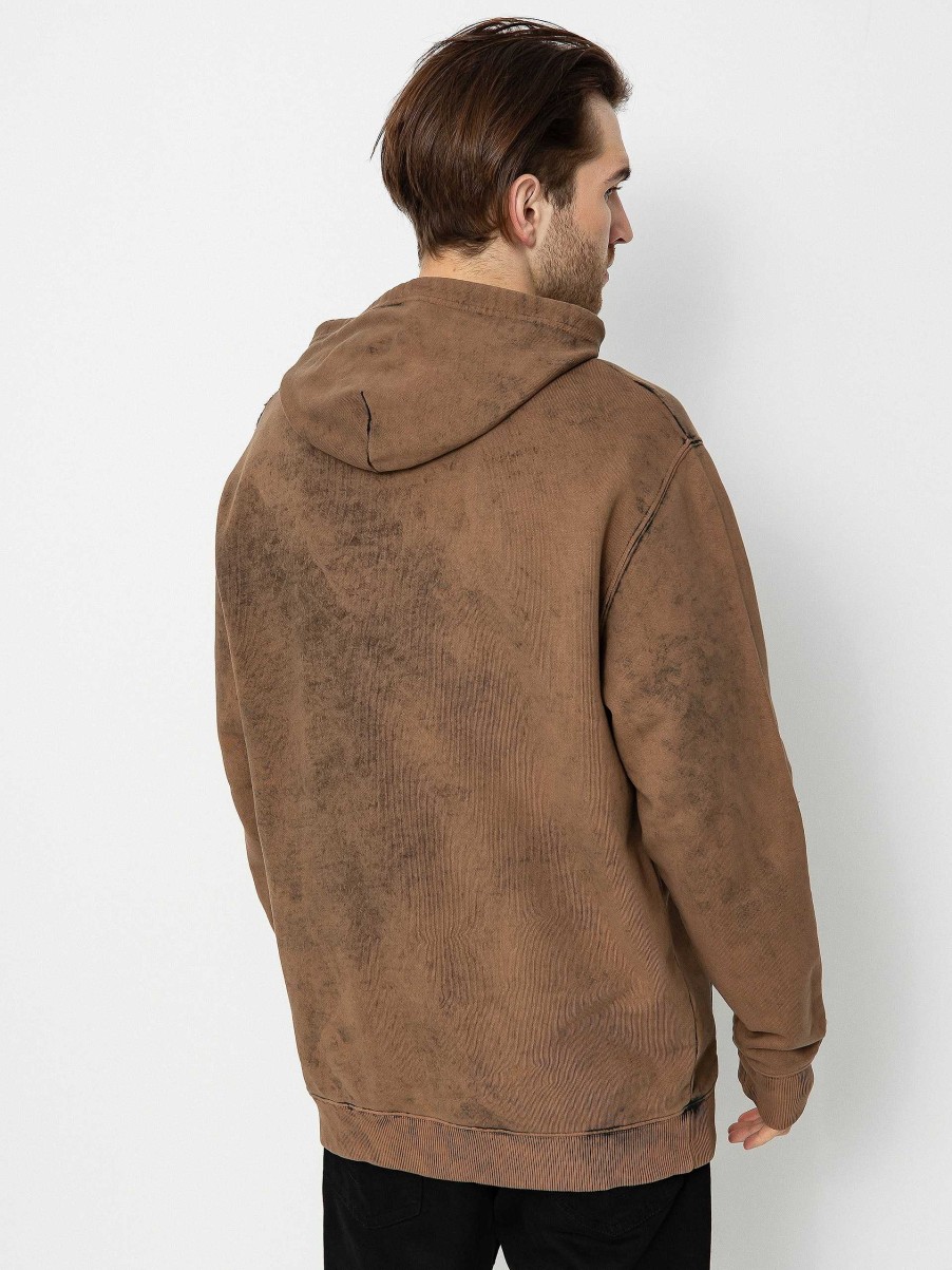 Clothing DC Sweatshirts/Hoodies | Dc Contour Hd Hoodie Brown