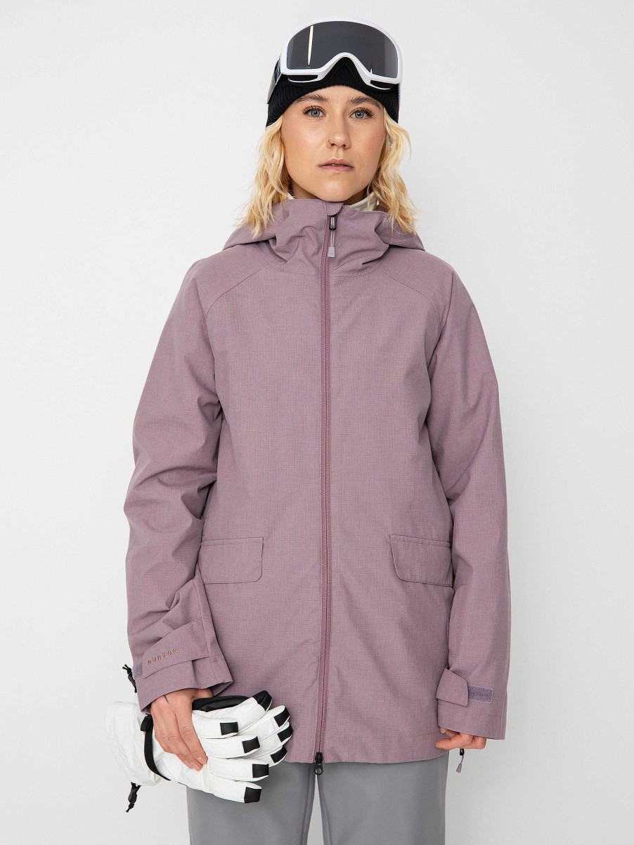 Clothing Burton Snowboard Jackets | Womens Burton Lalik Snowboard Jacket Violet