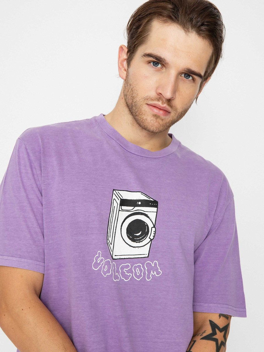 Clothing Volcom T-Shirts | Volcom Volwasher Pw T-Shirt Violet