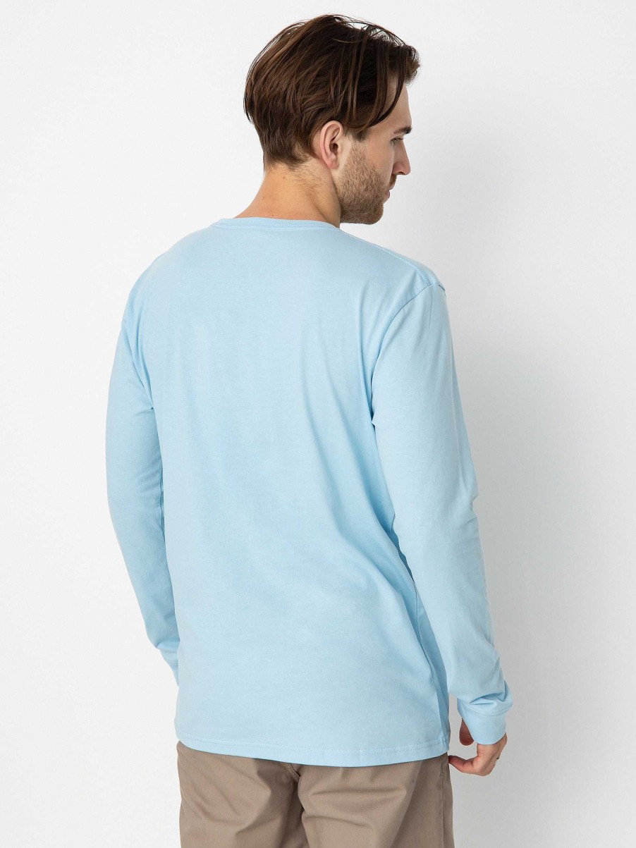 Clothing Quiksilver Longsleeves | Quiksilver Omni Logo Longsleeve Blue