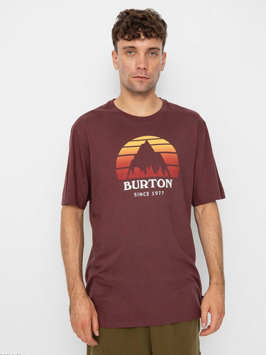 Clothing Burton T-Shirts | Burton Underhill T-Shirt Burgundy