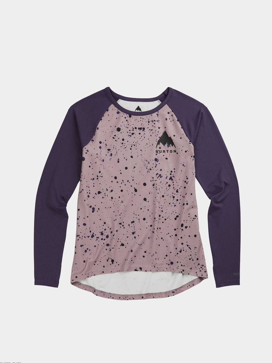 Clothing Burton Longsleeves | Burton Roadie Base Layer Tech Longsleeve Wmn Violet