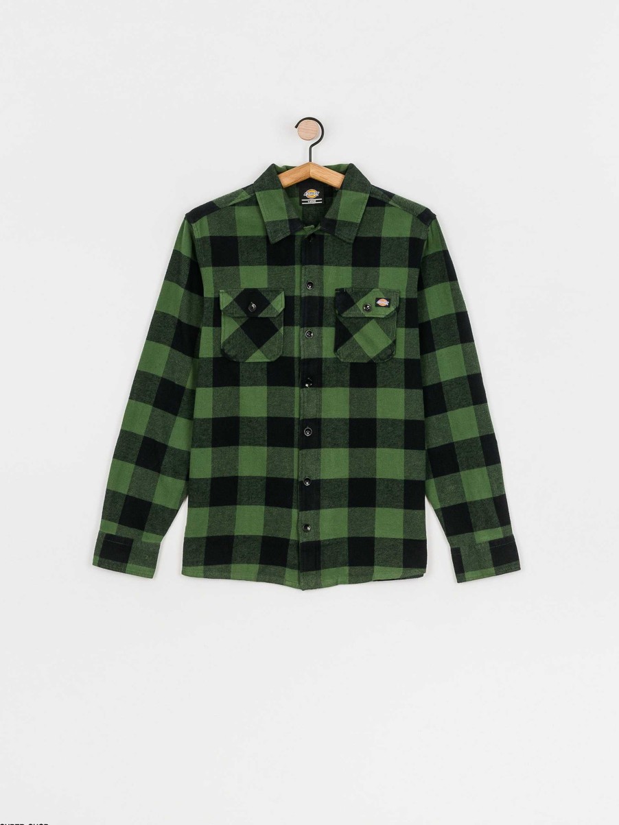 Clothing Dickies Shirts | Dickies Sacramento Shirt Green