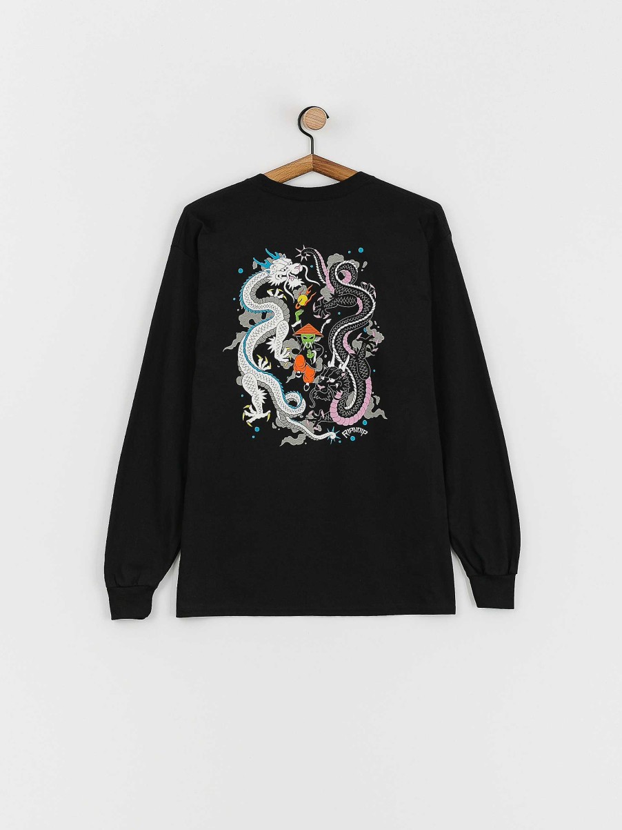 Clothing RipNDip Longsleeves | Ripndip Ryu Longsleeve Black