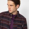 Clothing Iriedaily Shirts | Iriedaily Insito Stripe Shirt Burgundy