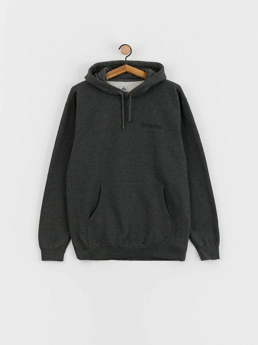 Clothing Emerica Sweatshirts/Hoodies | Emerica Lockup Hd Hoodie Grey