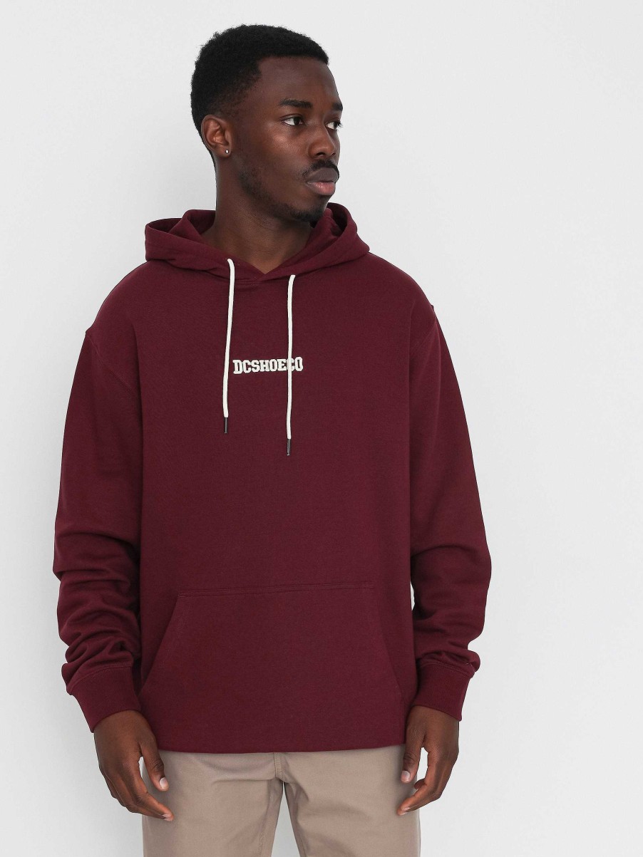 Clothing DC Sweatshirts/Hoodies | Dc Baseline Hd Hoodie Burgundy