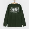 Clothing Vans Longsleeves | Vans Off The Wall Rhythm Logo Longsleeve Green