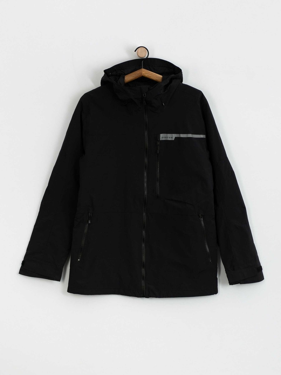 Clothing Burton Snowboard Jackets | Mens Burton Peasy Snowboard Jacket Black