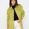 Clothing Roxy Shirts | Roxy Let It Go Cord Shirt Wmn Green