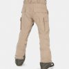 Clothing Volcom Snowboard Pants | Mens Volcom New Articulated Snowboard Pants Beige