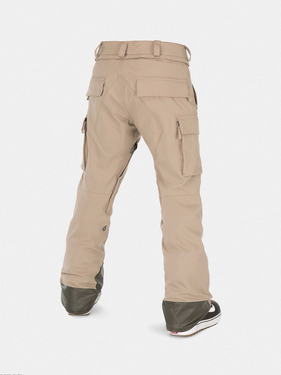 Clothing Volcom Snowboard Pants | Mens Volcom New Articulated Snowboard Pants Beige