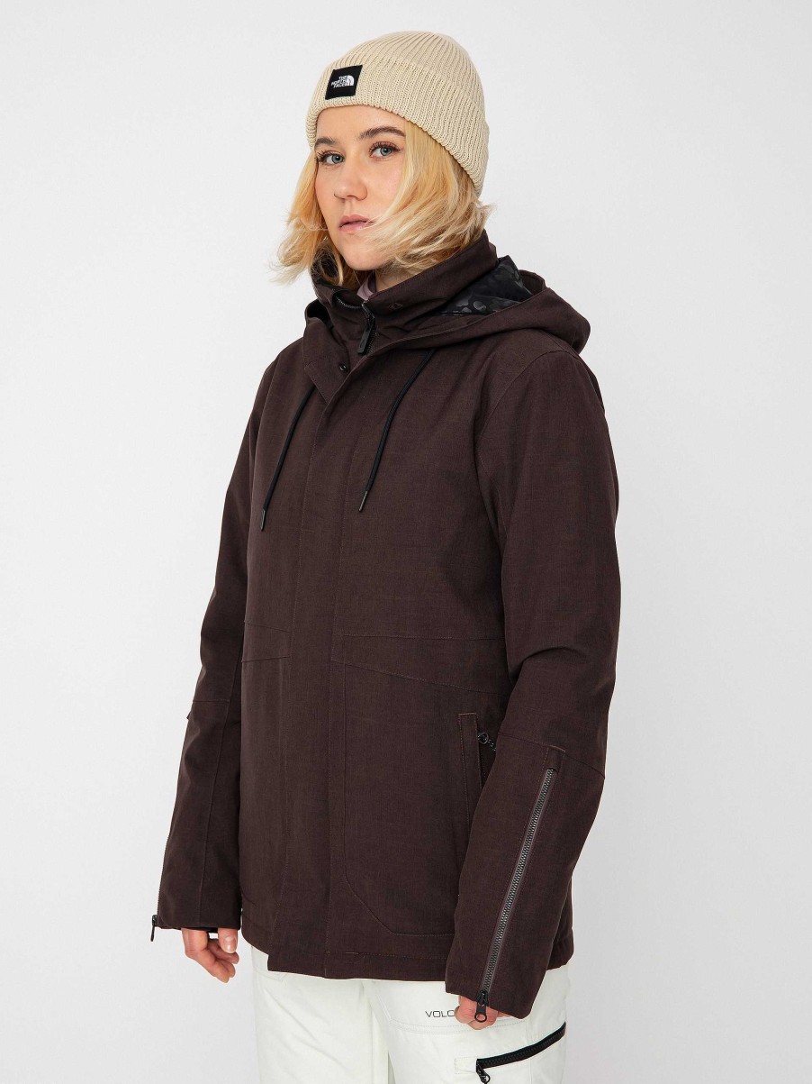 Clothing Volcom Snowboard Jackets | Womens Volcom Sherwin Ins Snowboard Jacket Brown