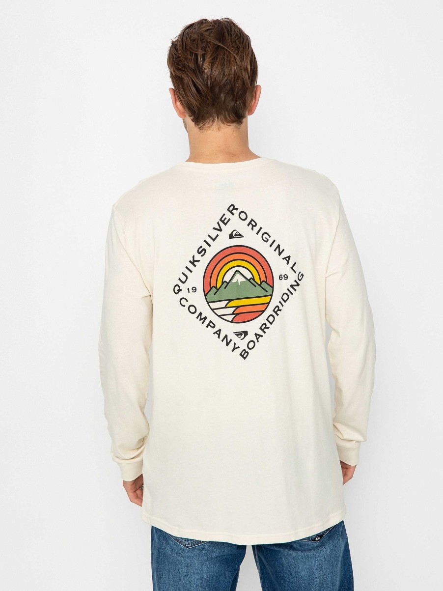 Clothing Quiksilver Longsleeves | Quiksilver Scenic View Longsleeve Beige