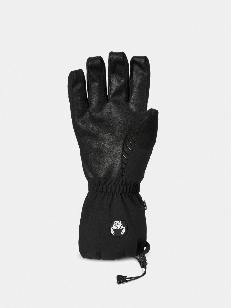 Clothing Crab Grab Snowboard Gloves | Crab Grab Cinch Glove Gloves Black