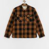 Clothing Dickies Shirts | Dickies Lined Sacramento Shirt Brown