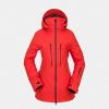 Clothing Volcom Snowboard Jackets | Womens Volcom Vs 3L Stretch Gore Snowboard Jacket Orange