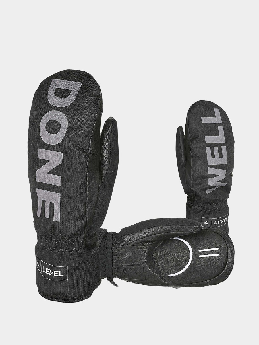 Clothing Level Snowboard Gloves | Level Vertigo Pro Mitt Gloves Black